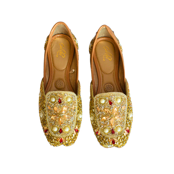 Hexagon Golden Jutti