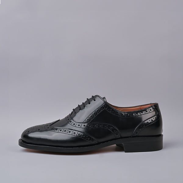 Ben Mens Oxford Leather Black Laceup Shoe