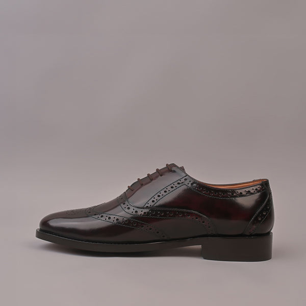 Brown Goodyear welted Genuine leather shoes for Men