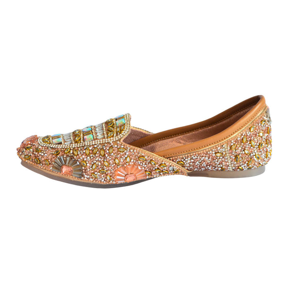 Hexagon Rose Gold Jutti