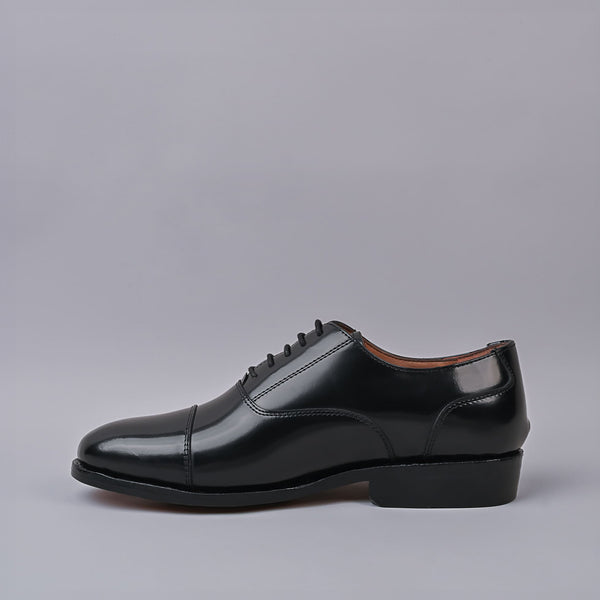 James Mens Oxford Leather Black Laceup Shoe