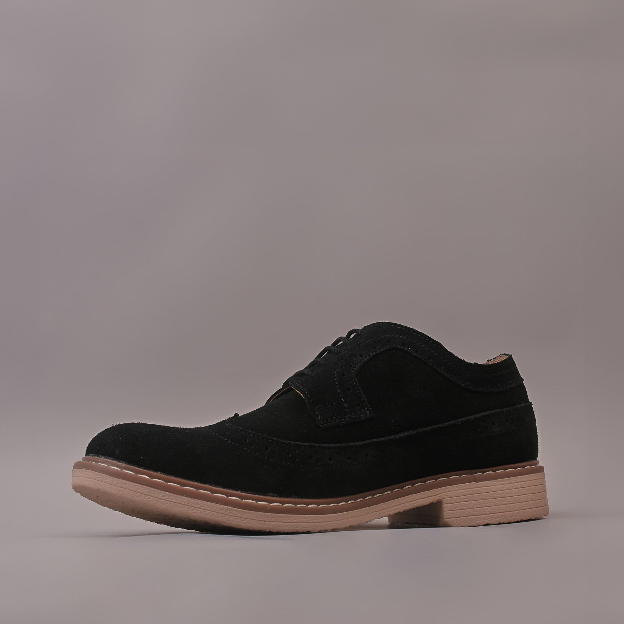 GRAVITAS - Black Casual Suede Leather shoes for Men Hide & Leather GRAVITAS - Black Casual Suede Leather shoes for Men Hide & Leather