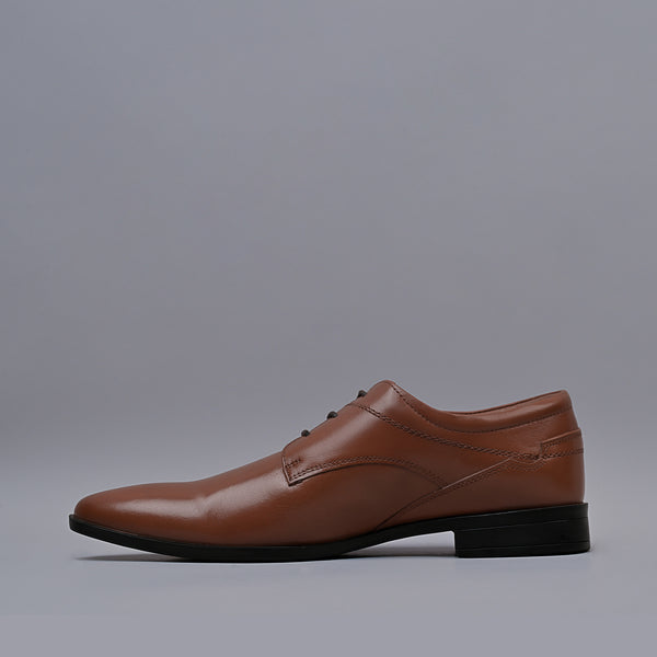 Tan Classic Derby Shoes