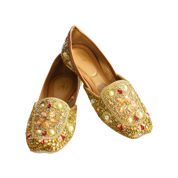 Hexagon Golden Jutti