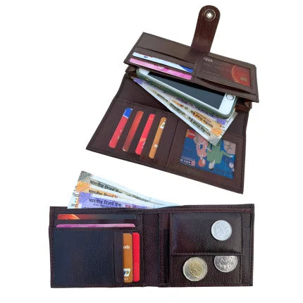 2-in-1 Gift Combo of Male & Female Wallet