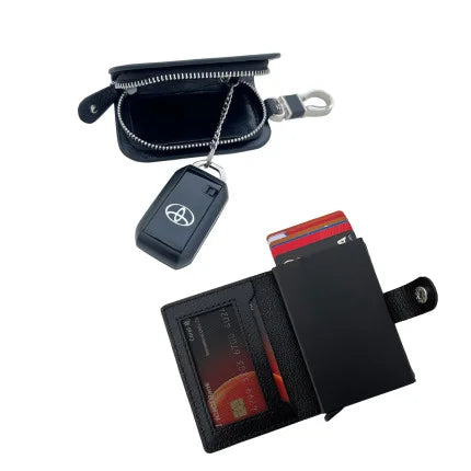 2-in-1 Gift Combo of Key Fob Case & RFID Pop-up Case