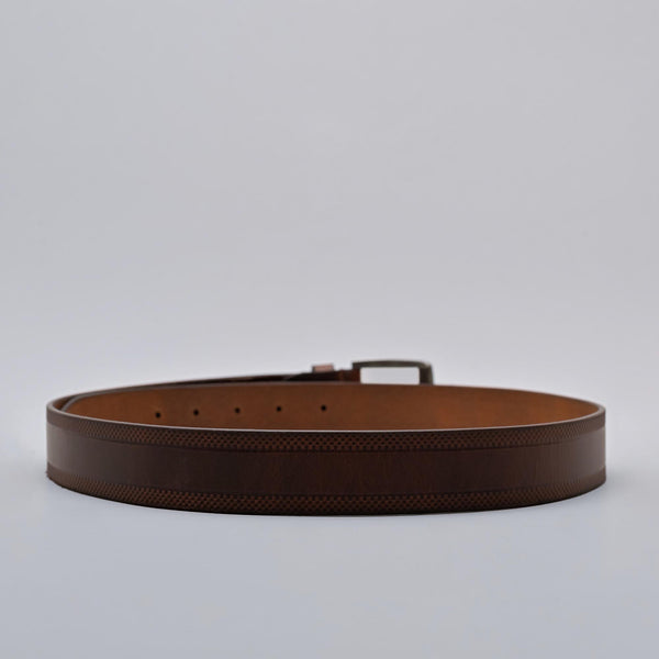 Mens Formal Genuine Leather Belt Tan Colour