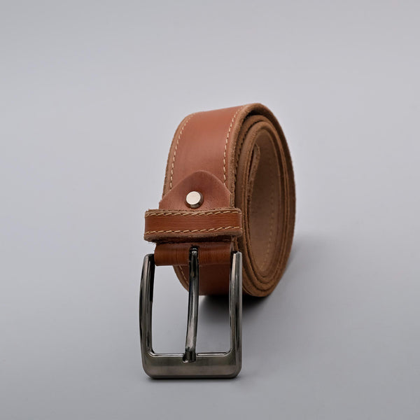 Tan Casual Genuine Leather Belt