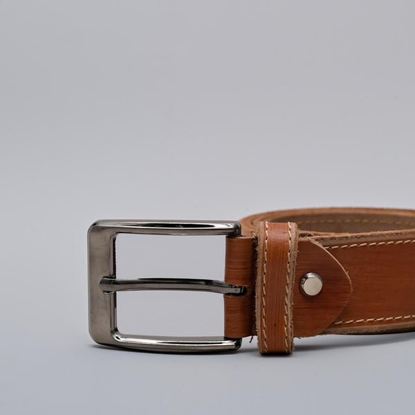 Tan Casual Genuine Leather Belt