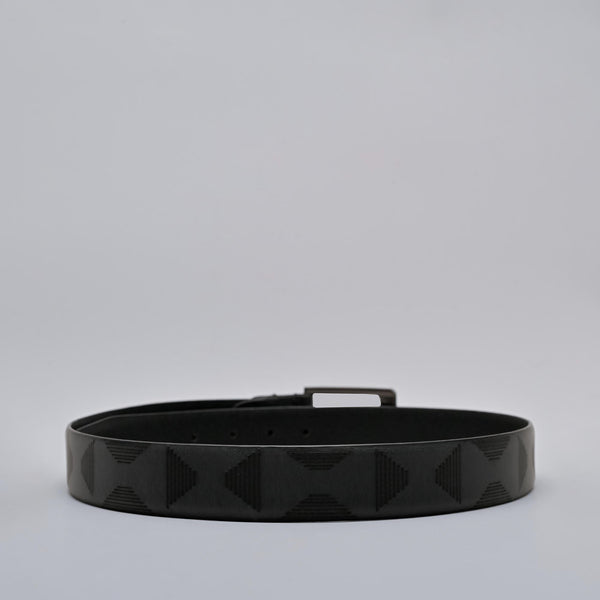 Black Formal Leather Belt