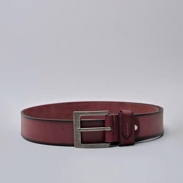 Shaded Brown Casual Genuine Leather Designer Belt