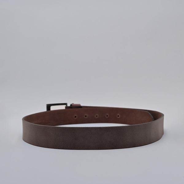 Brown Casual Antique Look Genuine Leather Belt