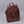 Brown Unisex Leather Backpack