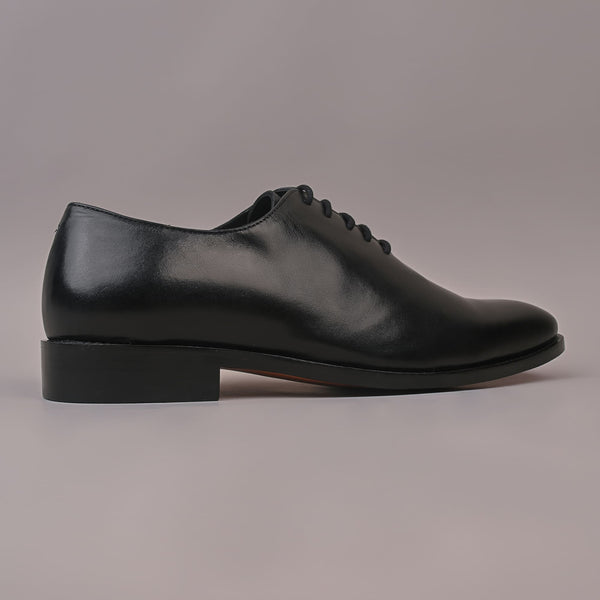 Men's Black Semi Goodyear Welted Lace Up Shoes