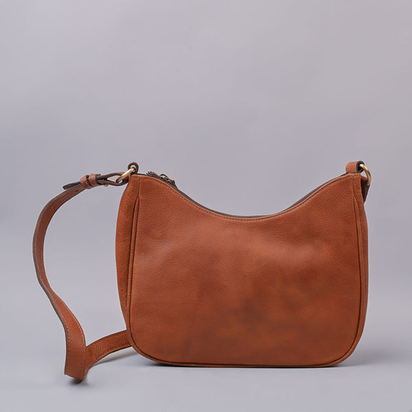 Women Tan Urban Leather Sling Bag