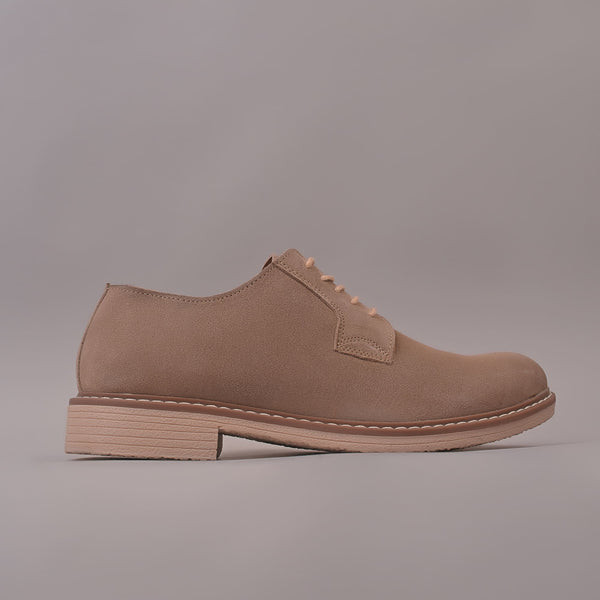 Brown Casual Suede Leather Shoes for Men