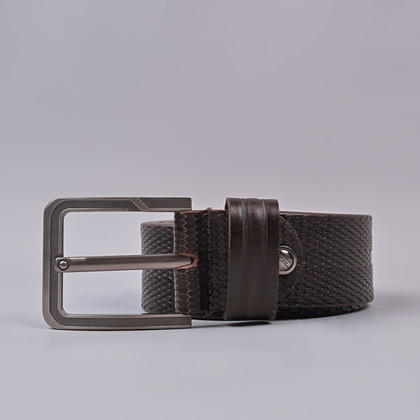 Men's Casual Brown Genuine Leather Stylish Belt