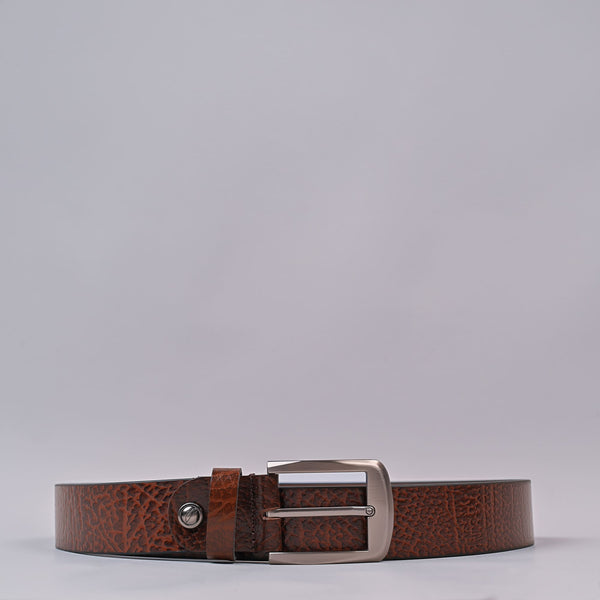 Men's Brown Casual Premium Spanish Leather Men's Belt