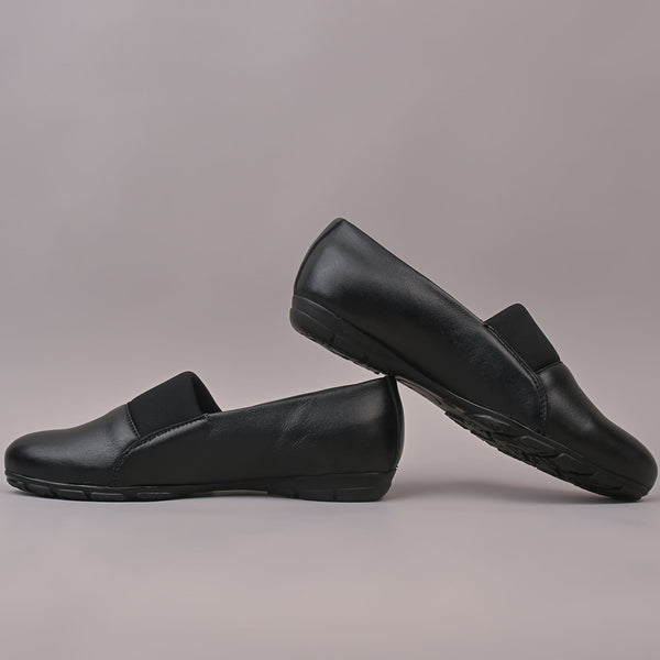 Black Belly, Reliable Slip on School Shoes for Girls