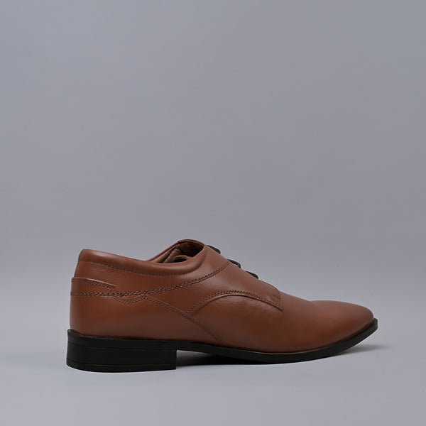 Tan Classic Derby Shoes