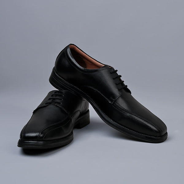 Black Genuine Leather Premium Derby Shoes