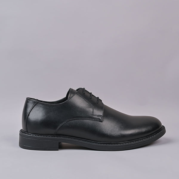 Tom Leather Black Laceup Shoe