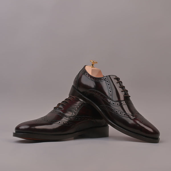 Brown Goodyear welted Genuine leather shoes for Men