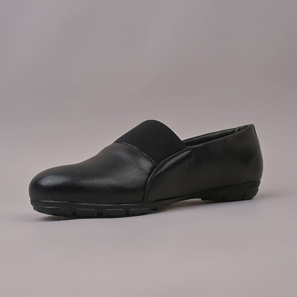 Black Belly, Reliable Slip on School Shoes for Girls