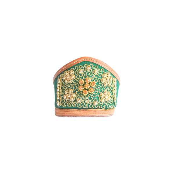 Green Color Punjabi Jutti