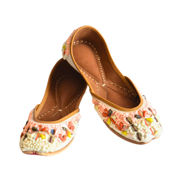Beads Work Punjabi Jutti
